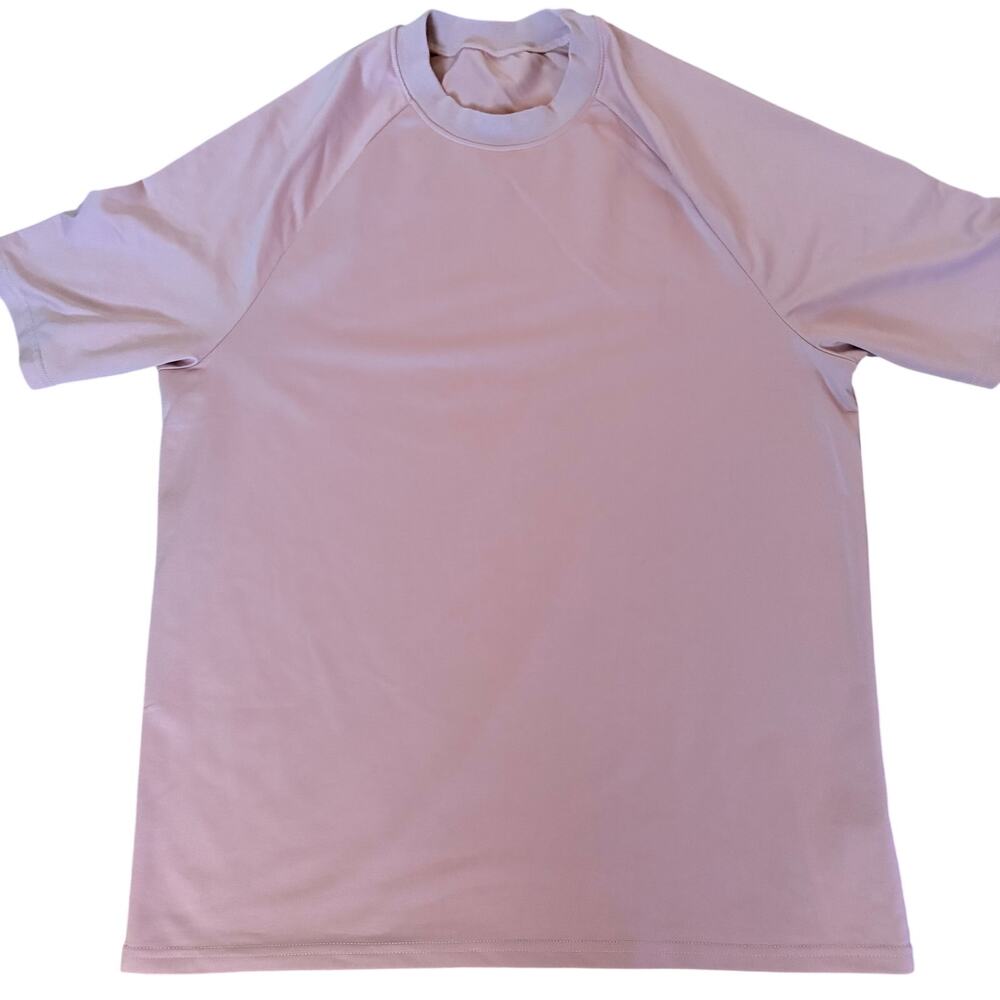 Manfinity T-Shirt Mens Pink Raglan Short Sleeve - Size XL